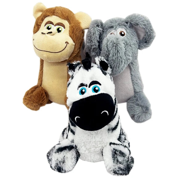9" Stuffed Animal Pet Dog Chew Toy with Pulling Rope
