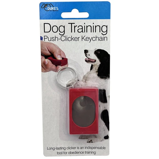 Dog Training Push Clicker Key Chain
