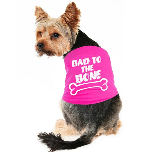 "Bad to the Bone" Dog T-shirt