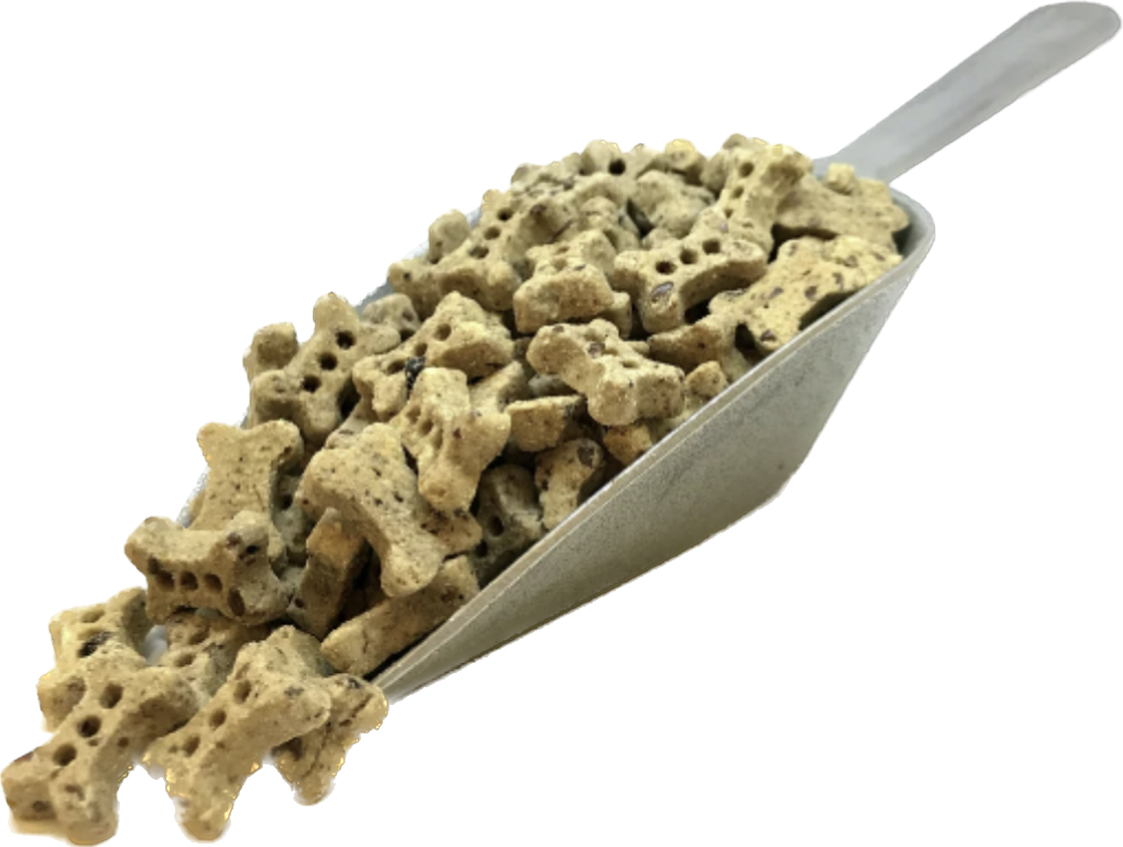 Peanut Butter and Blueberry Dog Bone Treats