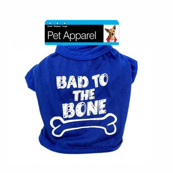 "Bad to the Bone" Dog T-shirt